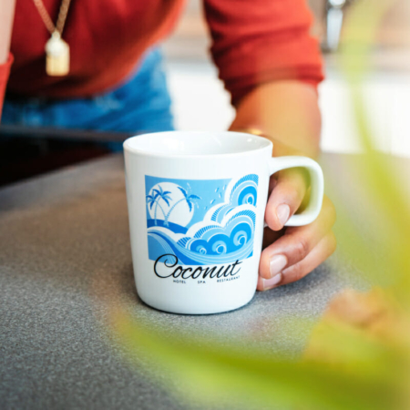 Werbetasse Coco