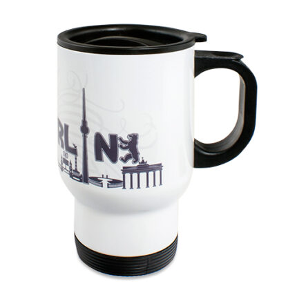 Edelstahl-Thermotasse TM-4, weiss
