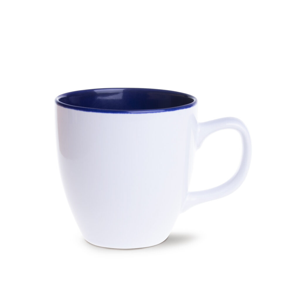 Americano-small-granatowy.jpg Werbetasse Americano Small Pure mattweiß / reflexblau