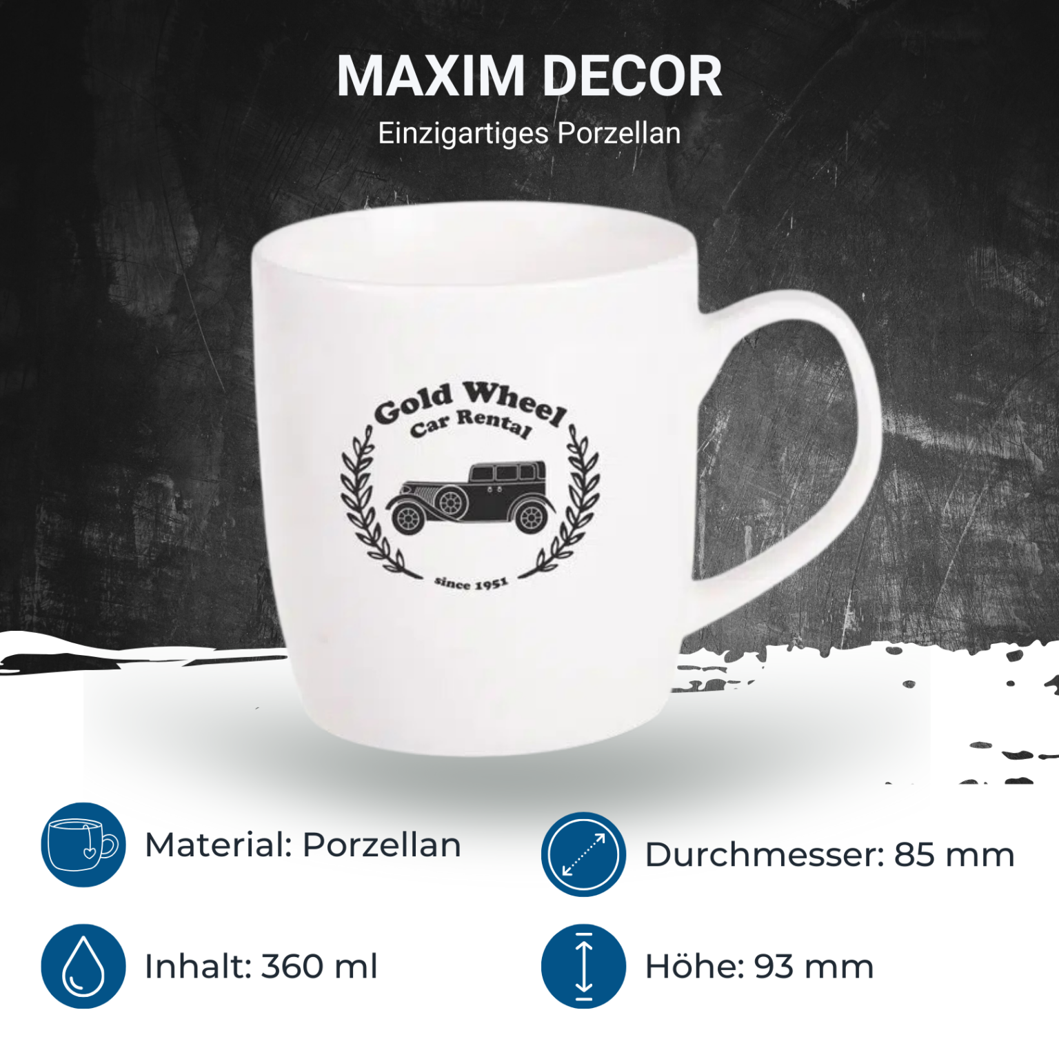 maxim-decor-masse Werbetasse Maxim Decor