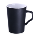 Werbetasse Glen Supreme mattschwarz / weiß