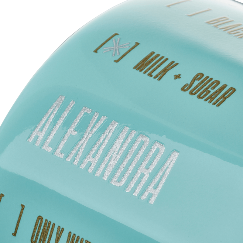 Alexandria S315 HYD tu╠erkis XP MMD kupfer silber detail1 P2 1200px 1 - Werbetassen & Fototassen mit Druck - Jetzt im Online-Shop bestellen...