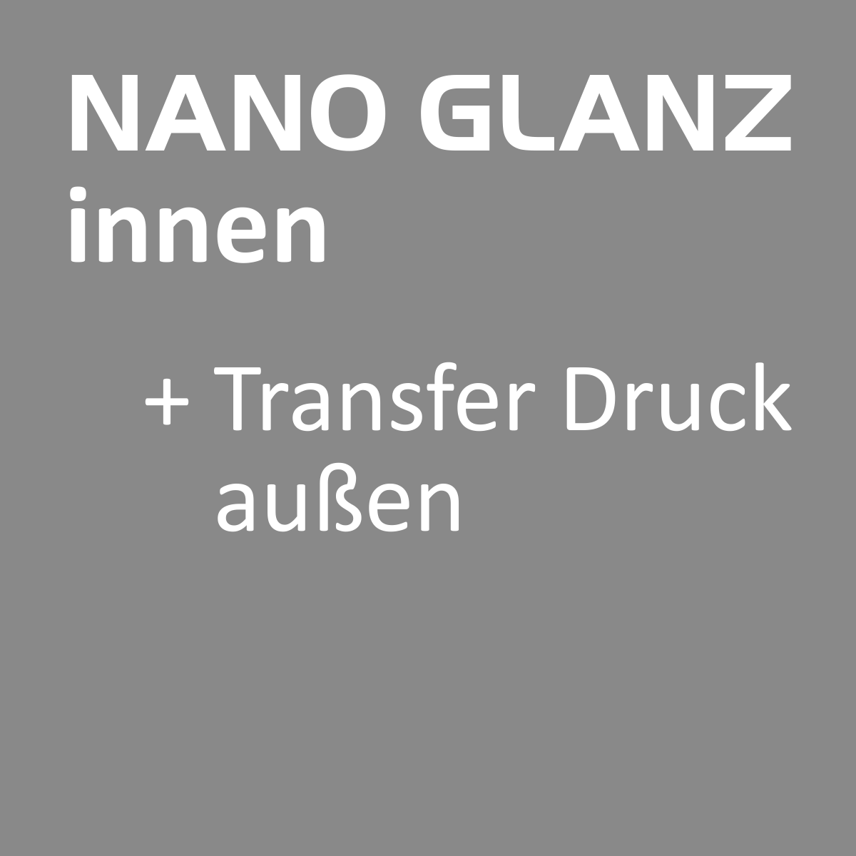 nano glanz 5 - Werbetassen & Fototassen mit Druck - Jetzt im Online-Shop bestellen...