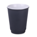 Werbetasse Optimo stony dust / weiß