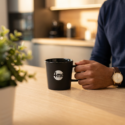 Werbetasse Smart Supreme schwarz