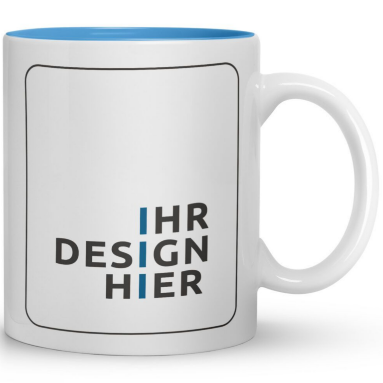 Kaffeetasse Mark hellblau